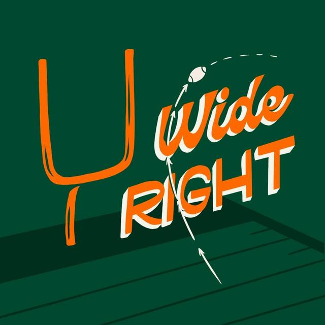 Wide Right: A show about the Miami Hurricanes - podcast cover