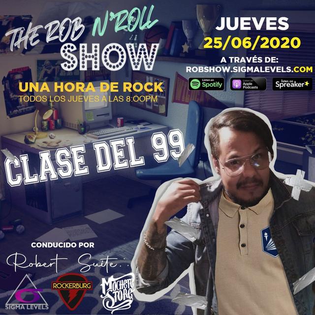 The Rob N' Roll Show 5 - podcast cover