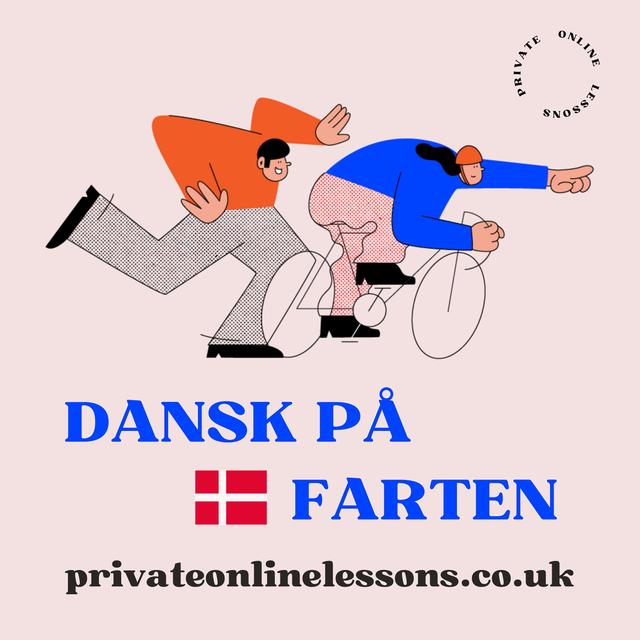 Danish Lessons: Dansk på farten / Danish on the go - podcast cover