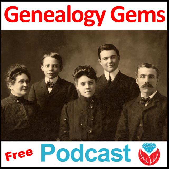 The Genealogy Gems Podcast with Lisa Louise Cooke - Your Family History Show - podcast cover