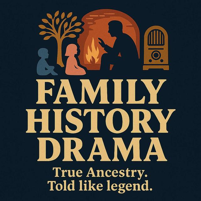 FAMILY HISTORY DRAMA : True Ancestry. Told Like Legend. - podcast cover