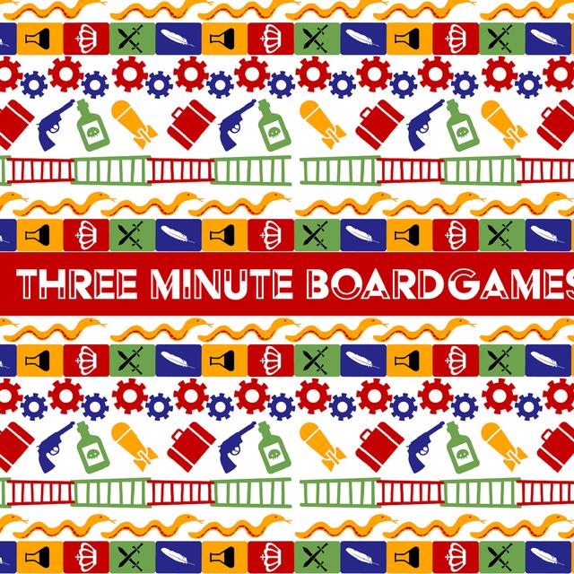 3 mic'd up boardgamers - podcast cover