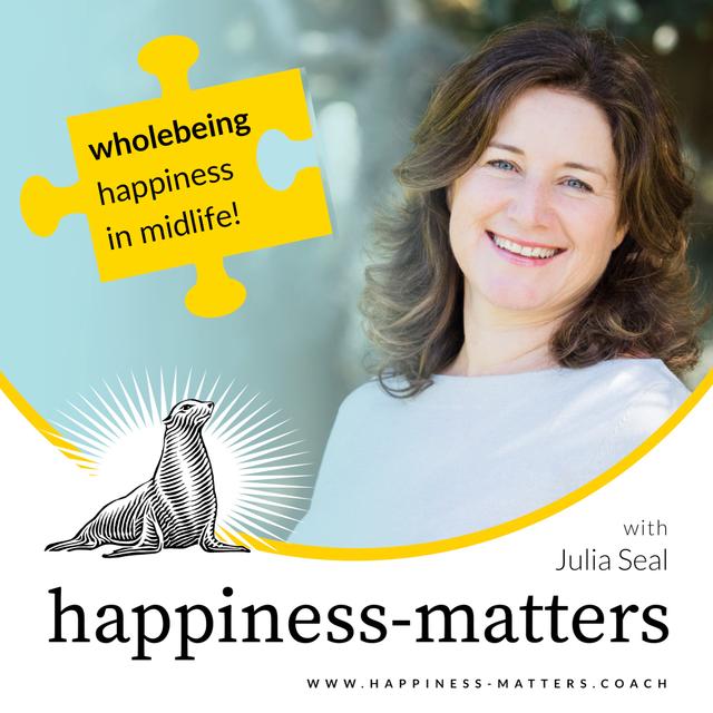 Happiness-Matters in Midlife - for Professional Women - podcast cover